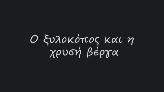 Ο ξυλοκόπος και η χρυσή βέργα title